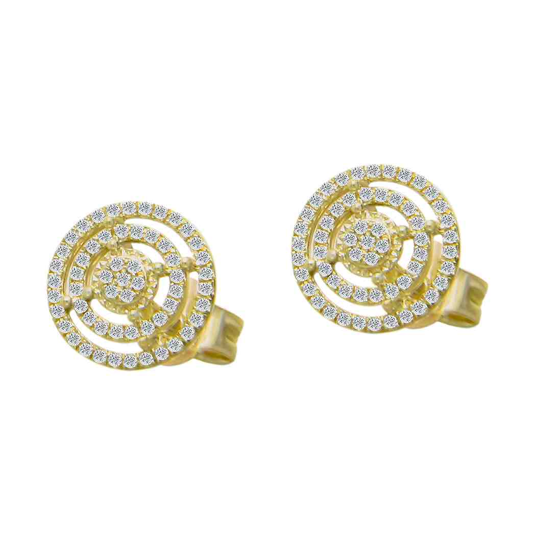 Round Stud Earring ER23095A
